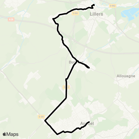 Tadao Scolaires  map