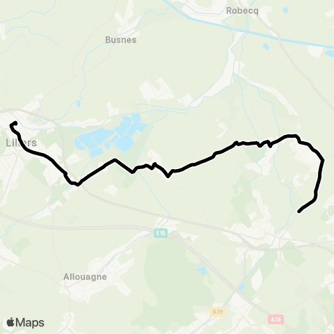 Tadao Scolaires  map