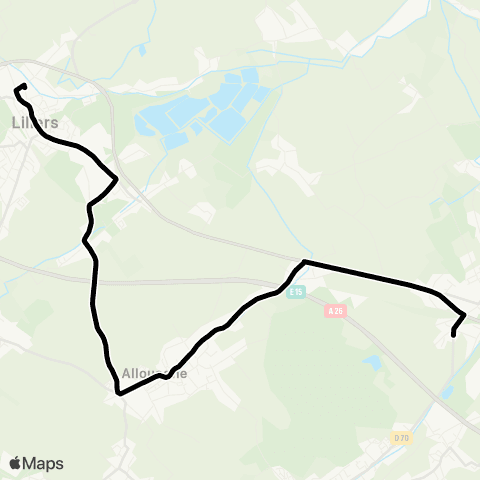 Tadao Scolaires  map