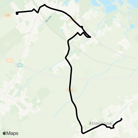 Tadao Scolaires  map