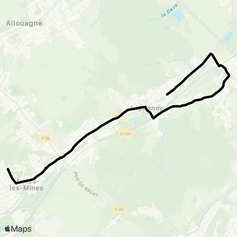 Tadao Scolaires  map