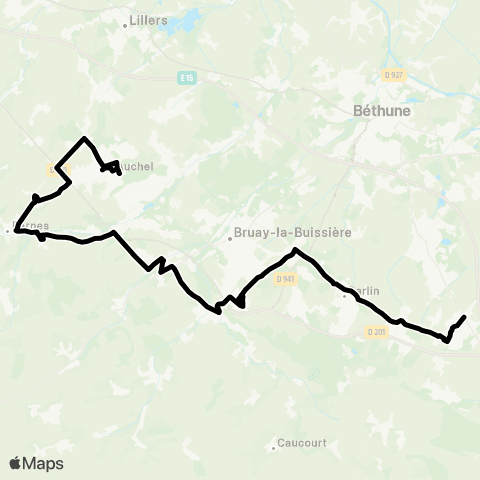 Tadao Scolaires  map