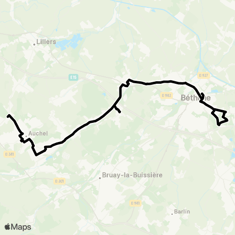 Tadao Scolaires  map