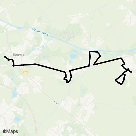 Tadao Scolaires  map