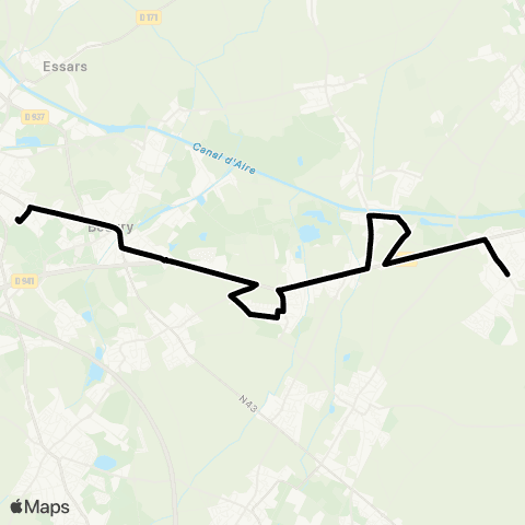 Tadao Scolaires  map