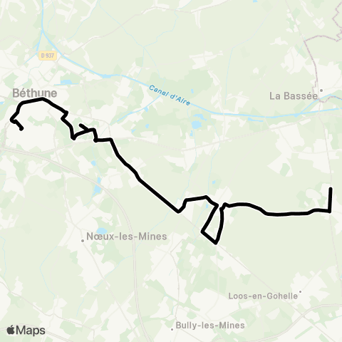 Tadao Scolaires  map