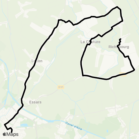 Tadao Scolaires  map