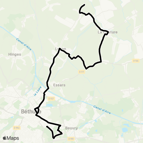 Tadao Scolaires  map