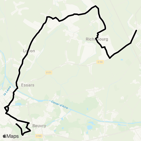 Tadao Scolaires  map