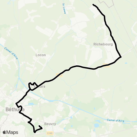 Tadao Scolaires  map