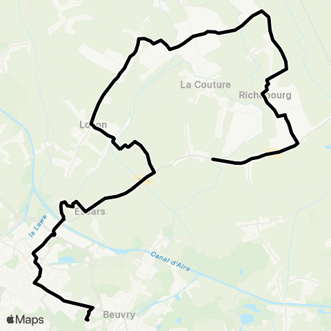 Tadao Scolaires  map