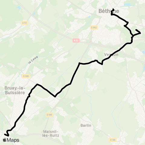 Tadao Scolaires  map