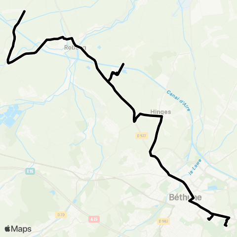 Tadao Scolaires  map