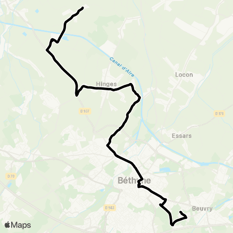 Tadao Scolaires  map