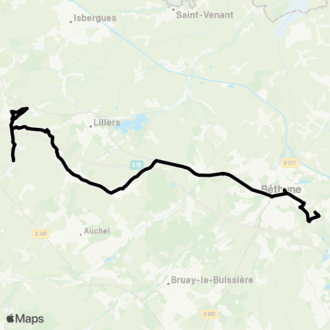 Tadao Scolaires  map