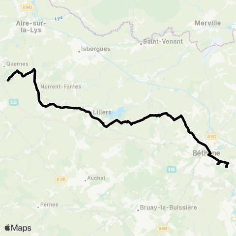 Tadao Scolaires  map