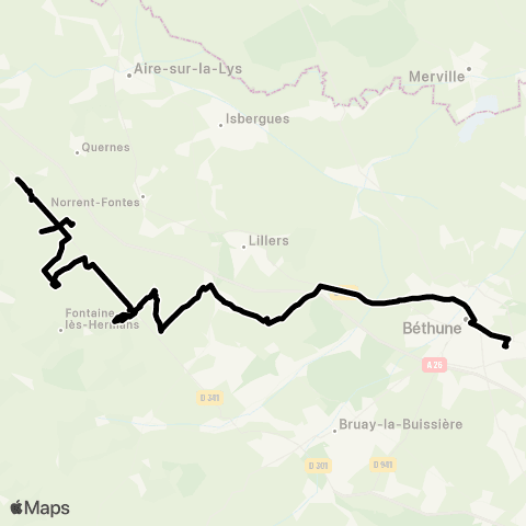 Tadao Scolaires  map