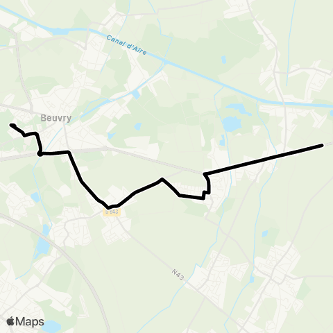 Tadao Scolaires  map