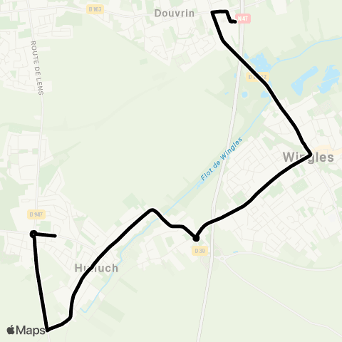 Tadao Scolaires  map