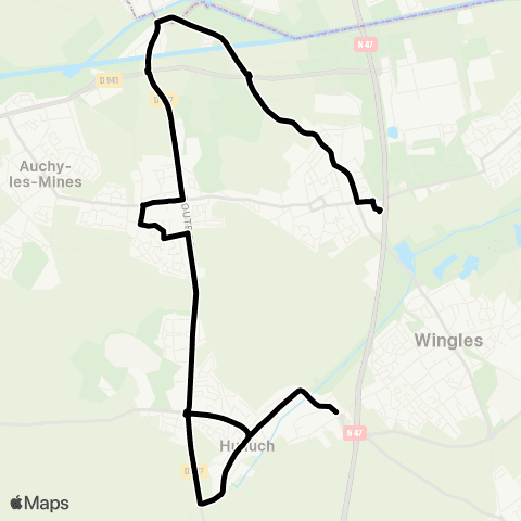 Tadao Scolaires  map