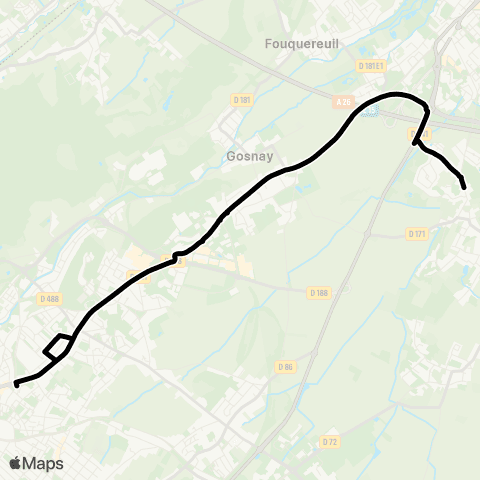 Tadao Scolaires  map