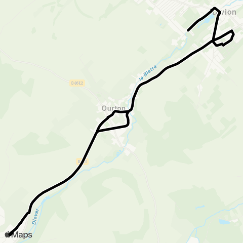 Tadao Scolaires  map