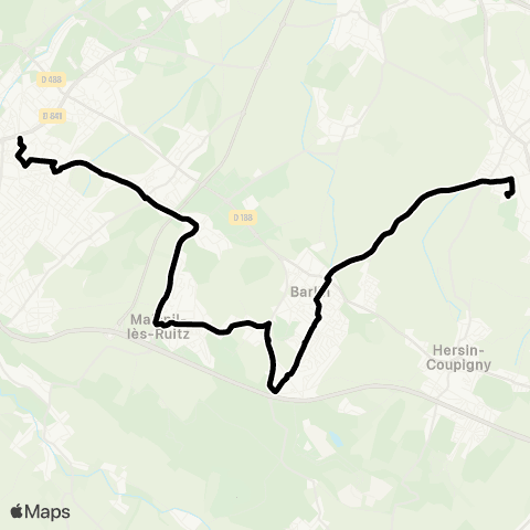 Tadao Scolaires  map