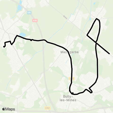 Tadao Scolaires  map