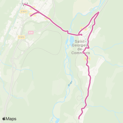 M Réso Vif Mairie / Notre-Dame-de-Commiers le Village map