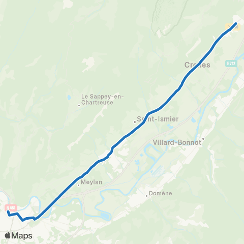 M Réso Verdun / le Brocey map