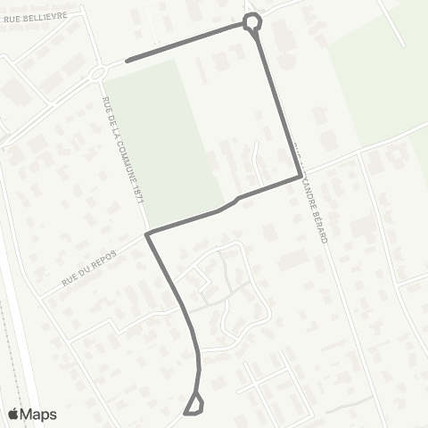 TAM Gendarmerie - Maison de retraite map