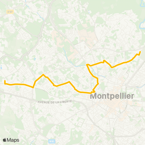 TaM Cimetiere St-Lazare - Celleneuve map