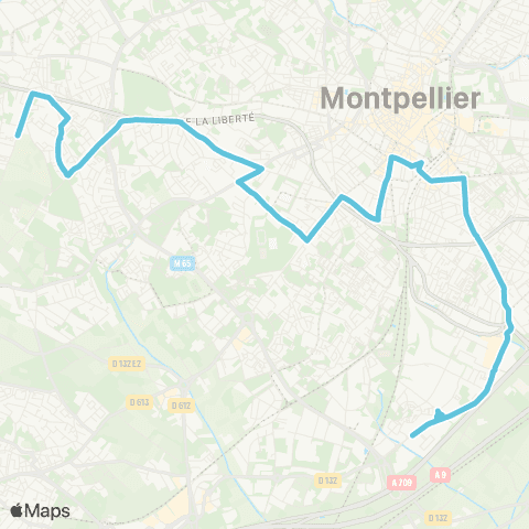 TaM La Martelle - Tournezy map