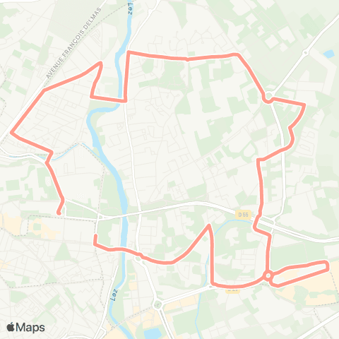 TaM Leon Blum - Place de l'Europe map