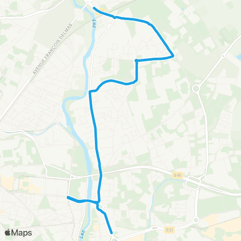 TaM Ch. de Gaulle - Port Marianne map