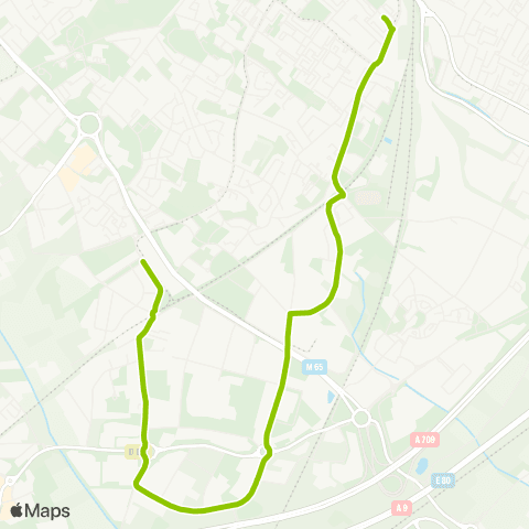 TaM Sabines - Saint-Cleophas map