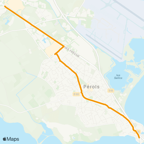 TaM Boirargues - Cabanes de Pérols map