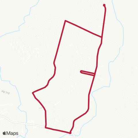 Tanéo Mont Mou / Paita Centre map