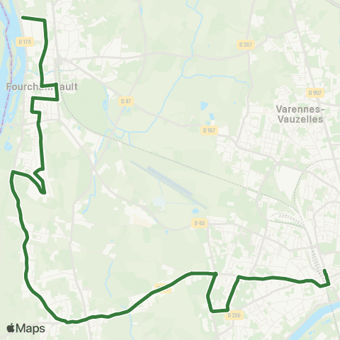 Tanéo Nevers Gare - Front de Loire map