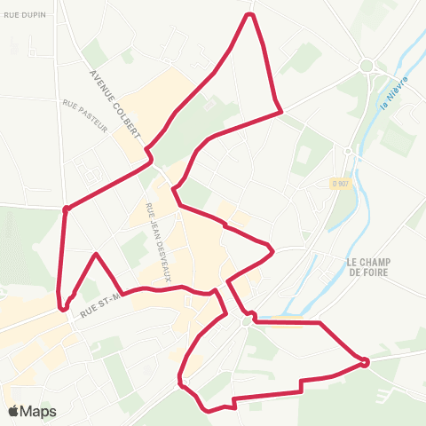 Tanéo Coursinelle map