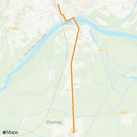 Tanéo Nevers Gares - LPA / LEGTA map