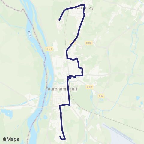 Tanéo Les Révériens - CFA Marzy map