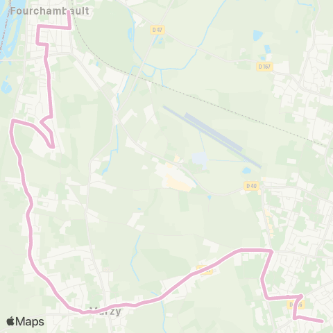 Tanéo Fourchambault Gare - Notre-Dame map