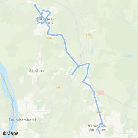 Tanéo Pougues Casino - Henri Wallon map