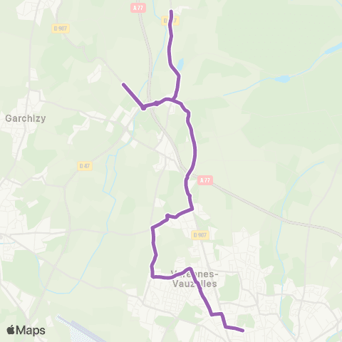 Tanéo Collège Henri Wallon - Banlay map