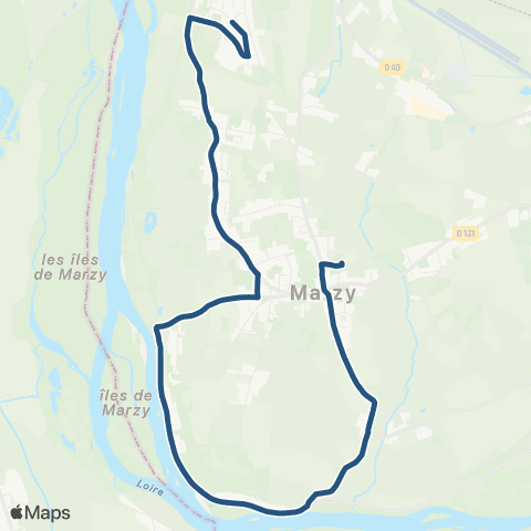 Tanéo École de Marzy map