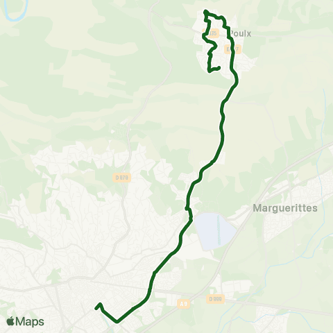 TanGO! Poulx - Nîmes map