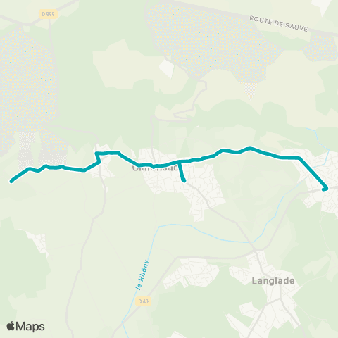 TanGO! Caveirac - Maruejols / Clarensac map