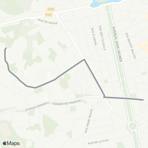 TanGO! Montaury - Jaurès map