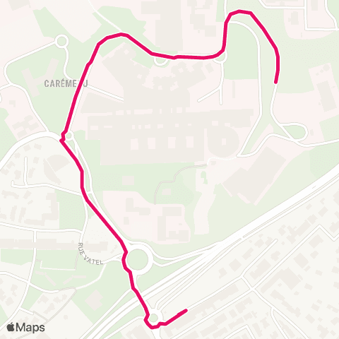 TanGO! Navette Caremeau map
